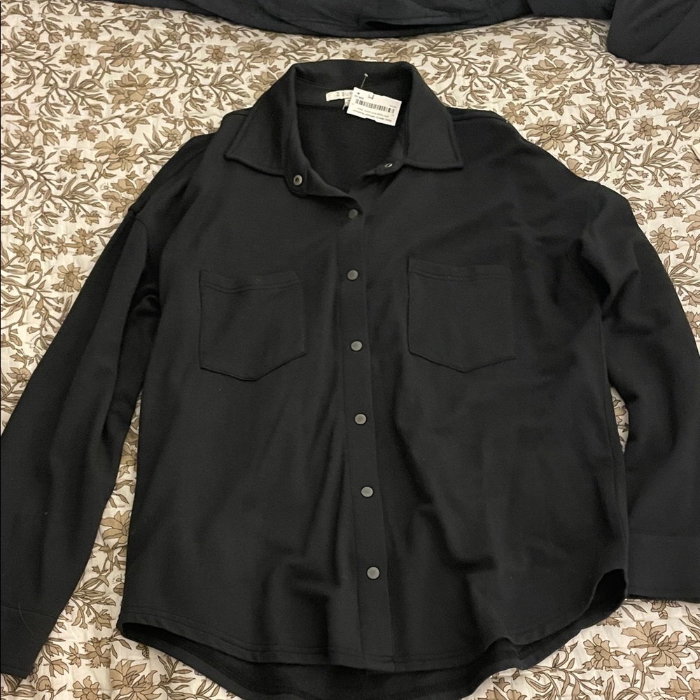 Z Supply Black Modal Top